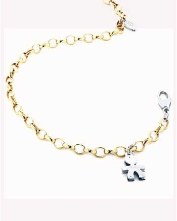 Le Bebé gioielli bracciale in oro con ciondolo maschietto LBB 074