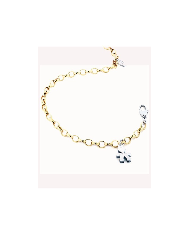 Le Bebé gioielli bracciale in oro con ciondolo maschietto LBB 074