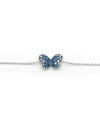 Bracelet Crivelli en Or Blanc avec Papillon Saphir