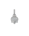 The Chantecler Capri Campanelle pendant in white gold and pavé diamonds