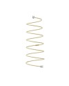 MagicWire Silenzio Spiral Ring in Yellow Gold and Diamonds