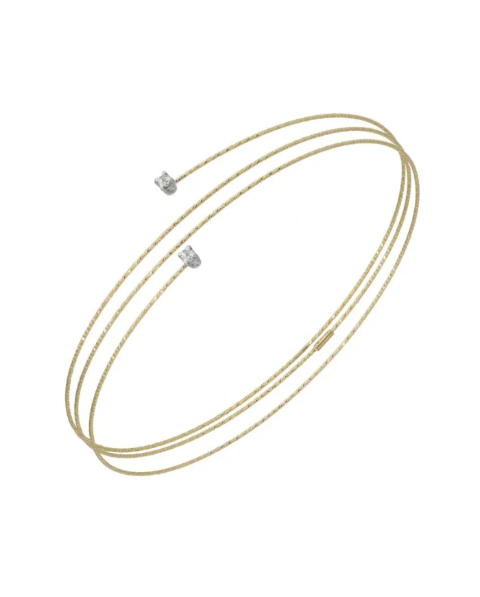 Bracciale MagicWire Silenzio in Oro Giallo e Diamanti