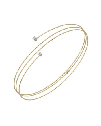Bracelet MagicWire Silence en or jaune et diamants