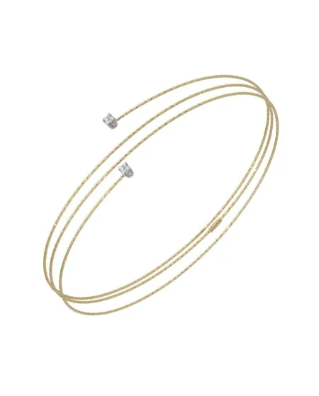Bracciale MagicWire Silenzio in Oro Giallo e Diamanti