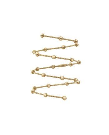 MagicWire Planets Spiral Ring in Yellow Gold