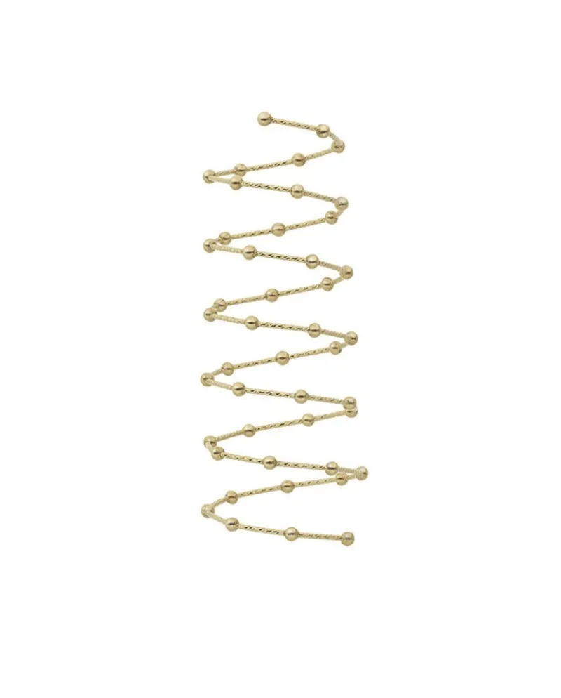 MagicWire Planets Spiral Ring in Yellow Gold