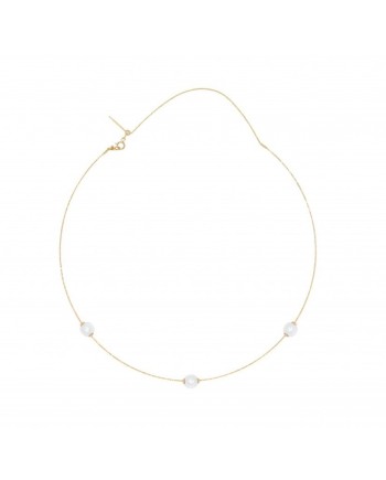 Collier MagicWire en or jaune avec perles