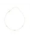 Collana MagicWire in Oro Giallo con Perle