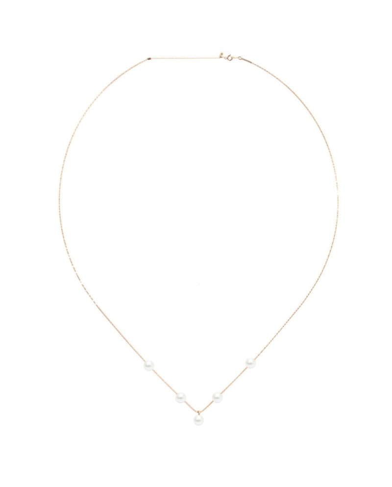 Collier MagicWire Venus en or jaune avec perles