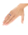 Anello de'Nobili Positano in Argento e Oro con Quarzi