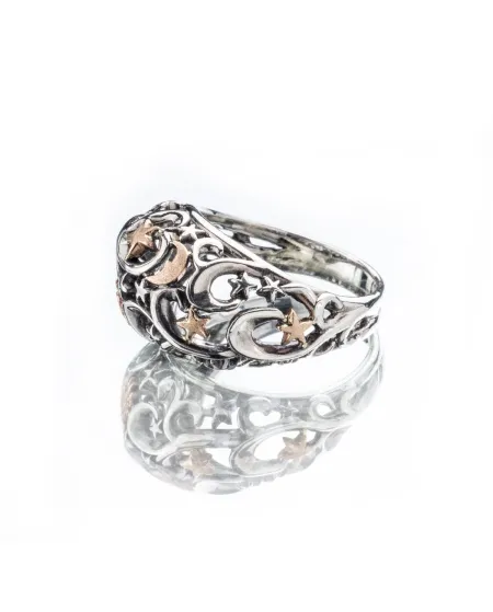 Bague du Noble Dôme Stardust en Argent
