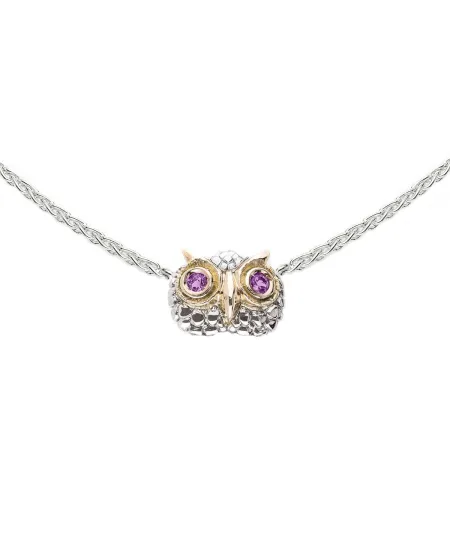 Bracciale de'Nobili Civette New Viola in Argento