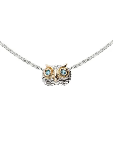 Collana de'Nobili Civette New Azzurra in Argento