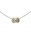 Collana de'Nobili Civette New Azzurra in Argento