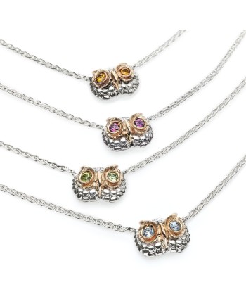 Collana de'Nobili Civette New Azzurra in Argento