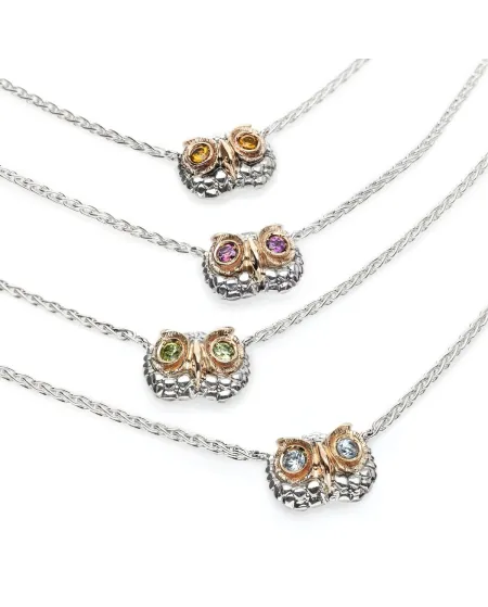 Collier Civette New Yellow de'Nobili en argent