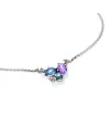 De'Nobili Positano Necklace in Silver and Gold Pendant with Quartzes