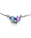 Collana de'Nobili Positano in Argento e Oro Pendente con Quarzi