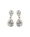 Boucles d'oreilles petites gouttes De'Nobili Stardust en argent