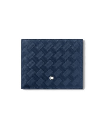Portefeuille Montblanc Extreme 3.0 en cuir bleu encre avec 6 compartiments