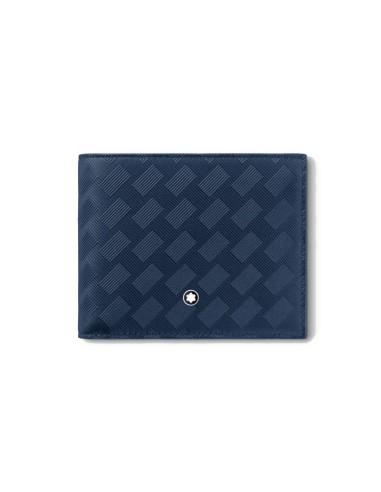 Portefeuille Montblanc Extreme 3.0 en cuir bleu encre avec 6 compartiments