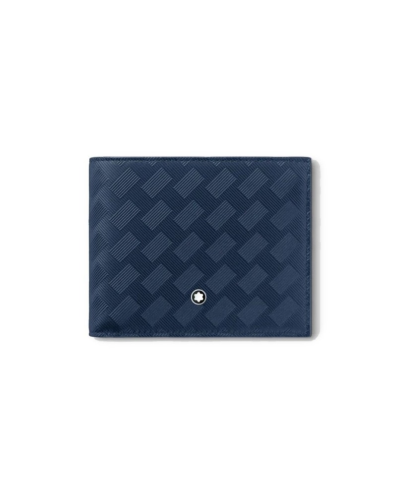 Portefeuille Montblanc Extreme 3.0 en cuir bleu encre avec 6 compartiments