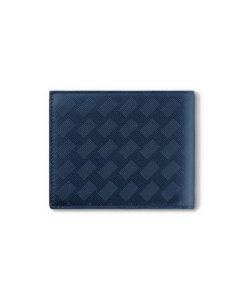 Portefeuille Montblanc Extreme 3.0 en cuir bleu encre avec 6 compartiments