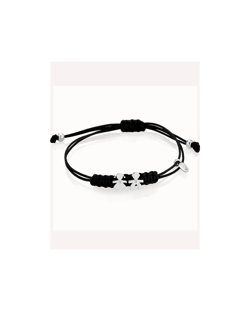 Le Bebé gioielli bracciale in cordino nautico Femminuccia e maschietto