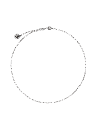 Chantecler Et Volià Necklace in Silver with Rectangular Links