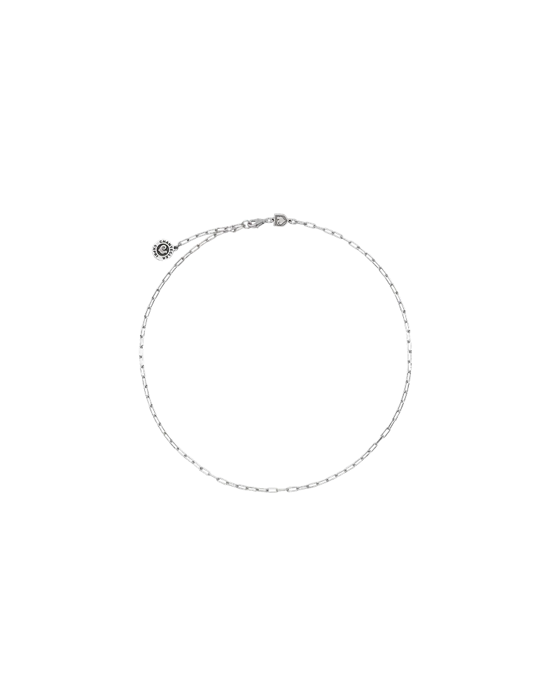 Collana Corta Chantecler Et Volià in Argento con Maglie Rettangolari