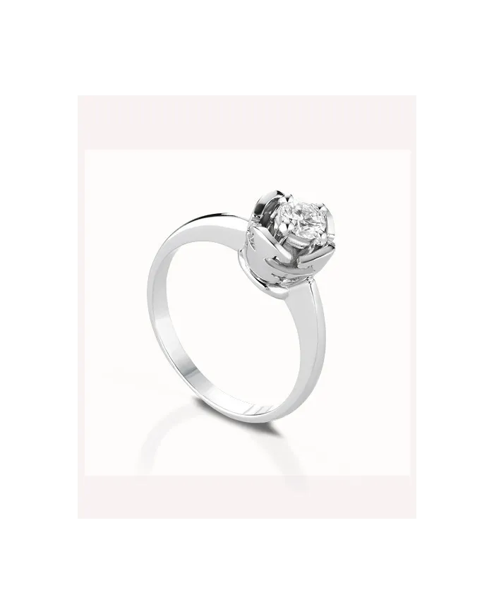 Le Bebé jewels Solitaire ring for boy and girl in basket