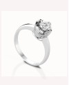 Le Bebé jewels Solitaire ring for boy and girl in basket