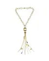 Casella Gioielli Necklace in Yellow Gold with Amethysts