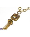 Casella Gioielli Necklace in Yellow Gold with Amethysts