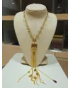 Collana Casella Gioielli in Oro Giallo con Ametiste