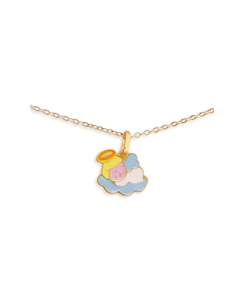 Le Bebè Primegioie Protect me Necklace in Yellow Gold with Little Angel