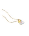 Le Bebè Primegioie Protect me Necklace in Yellow Gold with Little Angel