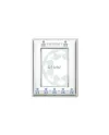 Cornice Le Bebé in Argento PVD con Sagome Bimbo 10x15 cm