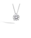 Girocollo Punto Luce Recarlo Anniversary in Oro Bianco 0,43 ct