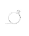Valentin Recarlo Anniversary Solitaire Ring in White Gold with 0.51 ct Diamond