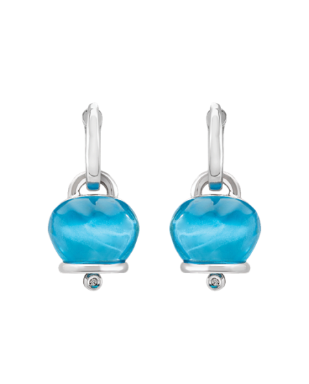 Orecchini Medi Chantecler Et Voilà Campanelle in Argento e Resina - Main Image