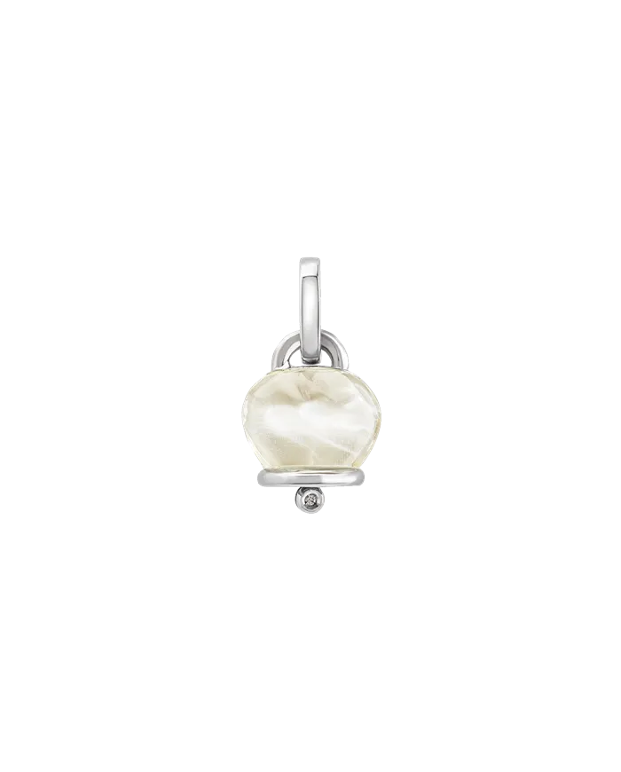Ciondolo Medio Chantecler Et Voilà Campanelle in Argento con Diamante