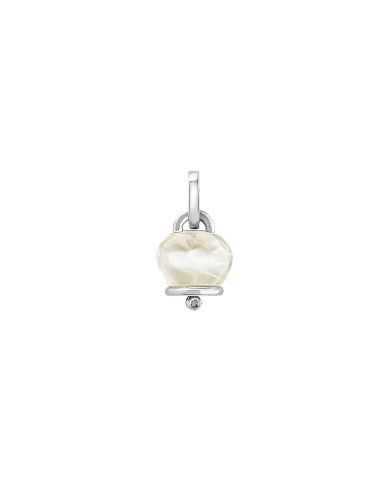 Pendentif Chantecler Et Voilà Campanelle moyen en argent avec diamant