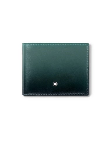 Montblanc Meisterstück 6-Compartment Wallet in Shaded British Green Leather