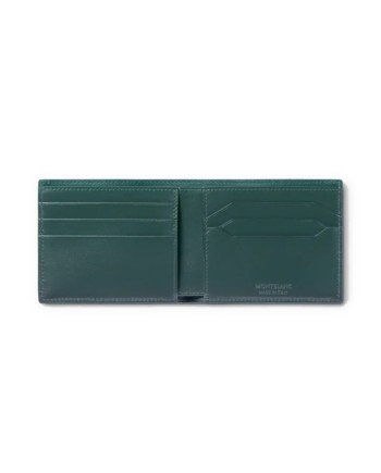 Montblanc Meisterstück 6-Compartment Wallet in Gradient British Green Leather