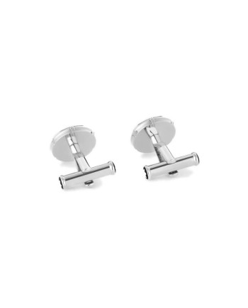 Montblanc Meisterstuck Cufflinks in Steel Nib Décor 100 Years Black
