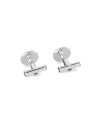 Montblanc Meisterstuck Cufflinks in Steel Nib Décor 100 Years Black