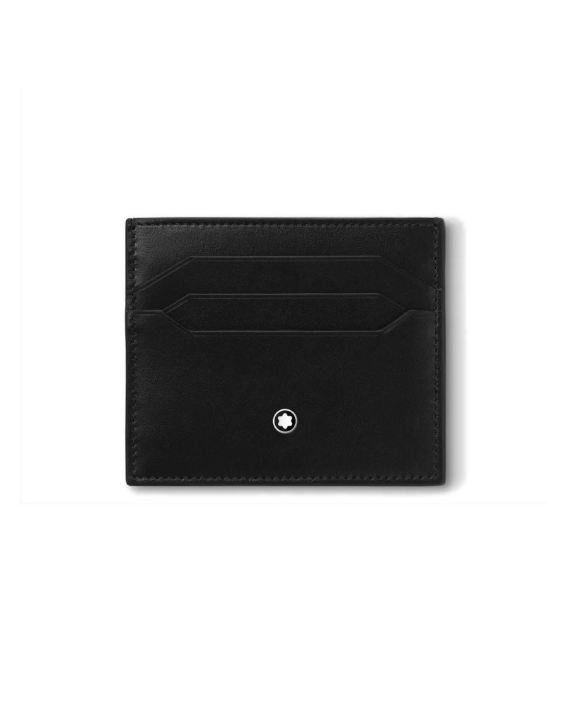 Porta Carte Montblanc Meisterstück in Pelle Nera a 6 Scomparti