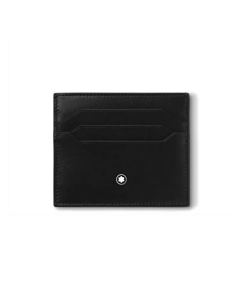 Porta Carte Montblanc Meisterstück in Pelle Nera a 6 Scomparti