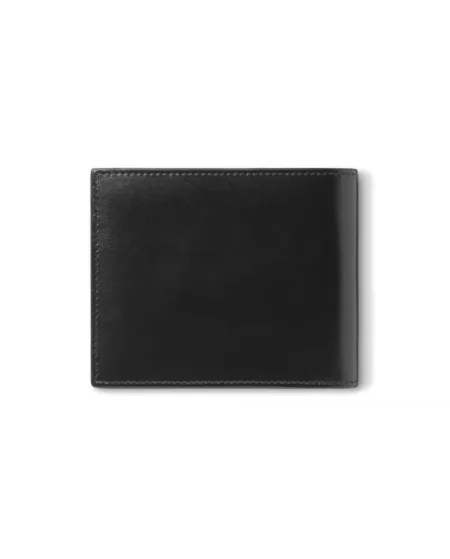 Portefeuille Montblanc Meisterstück à 4 compartiments avec porte-monnaie en cuir noir